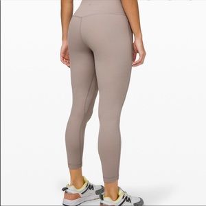 NWT lululemon Align Pant 25” dark chrome colour